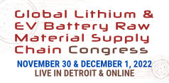 Global Lithium & EV Battery Raw Material Supply Chain 2022